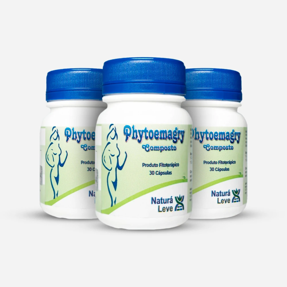 3 fracos do phytoemagry composto natural